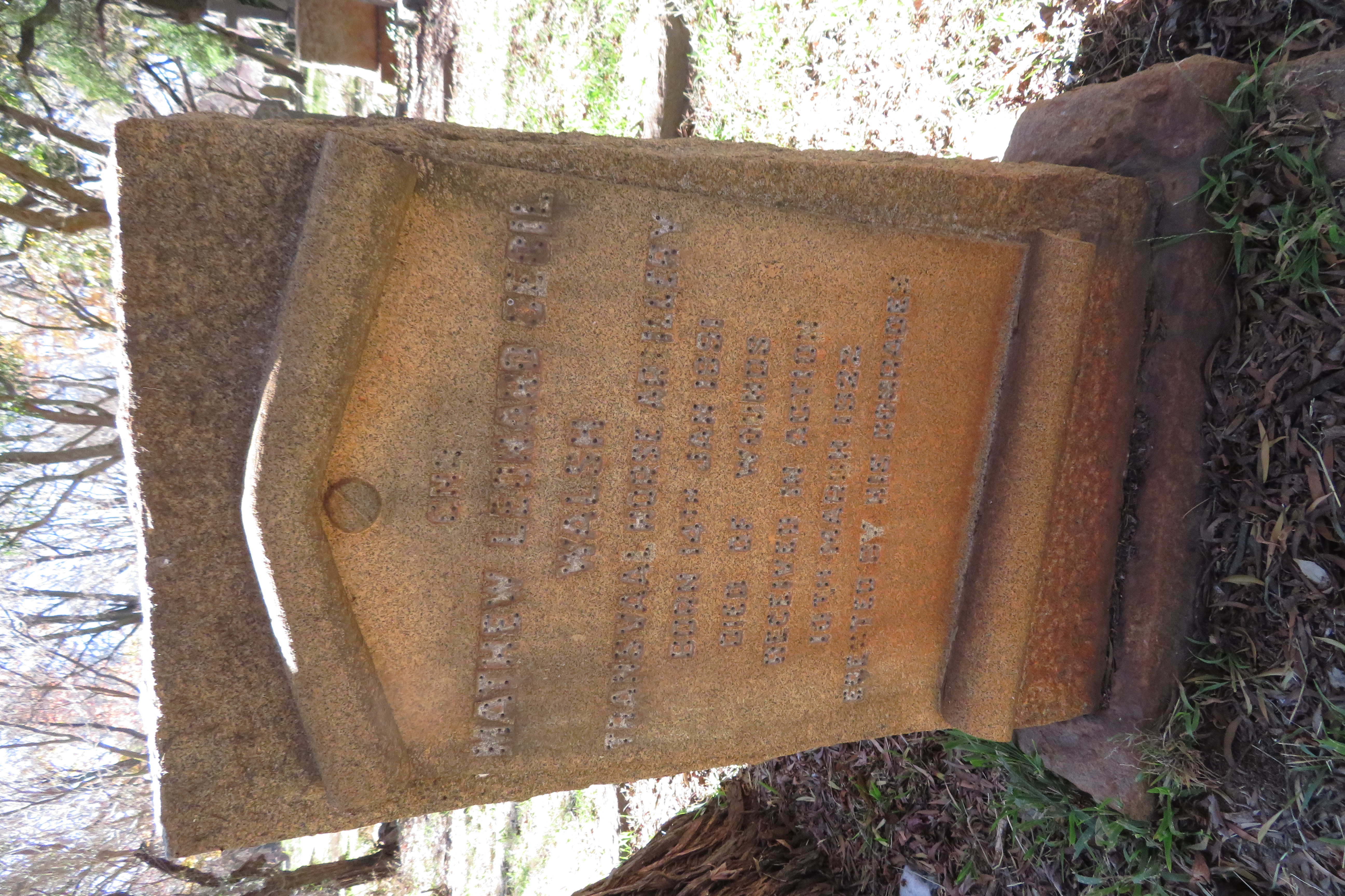 Photo from /search/photos/South Africa/Gauteng/JOHANNESBURG (BRIXTON) CEMETERY/walsh_mlc.JPG